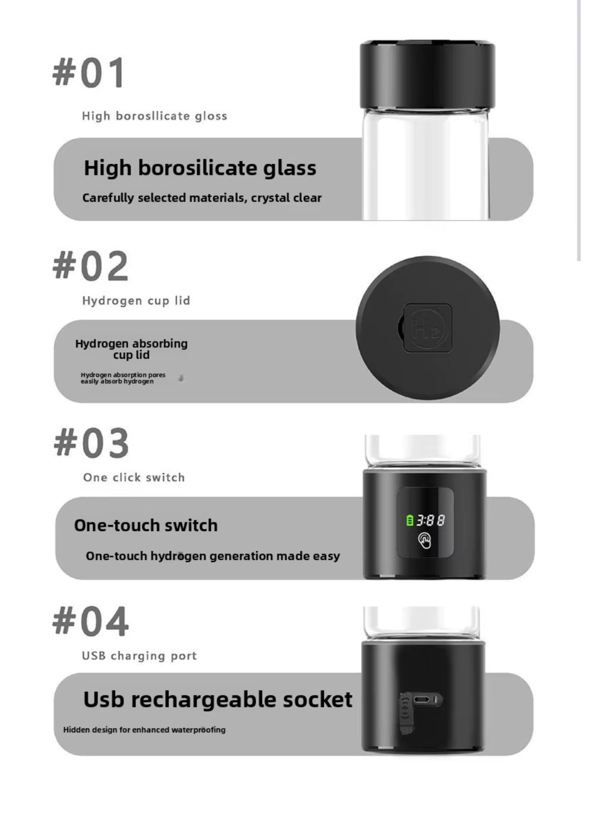2 i en Hydro enhed - Drik eller inhaler