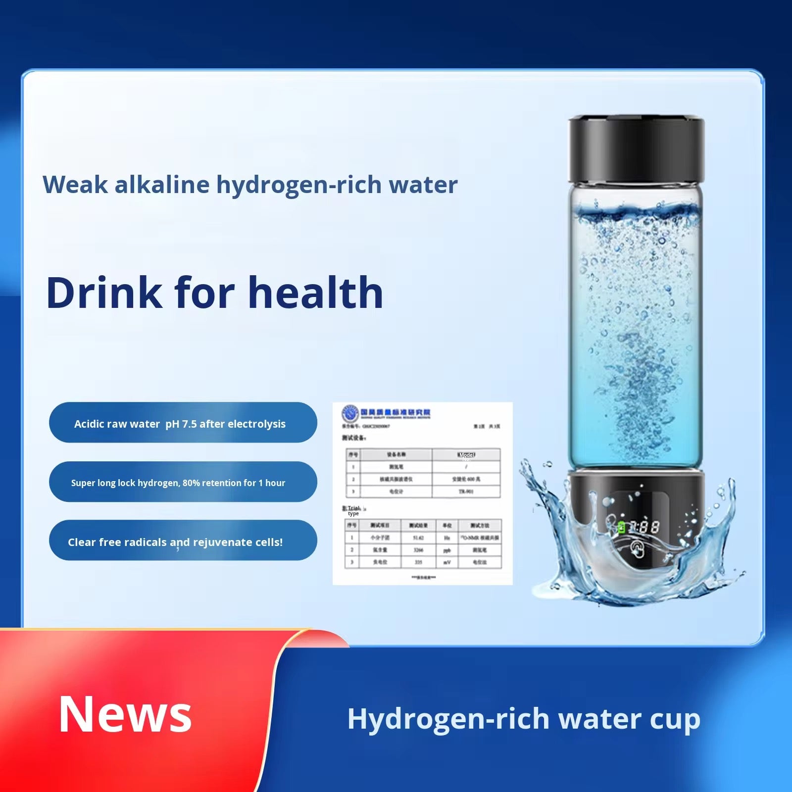 2 i en Hydro enhed - Drik eller inhaler