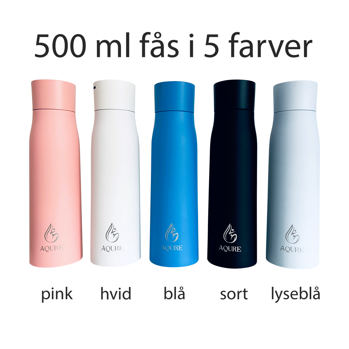 AquaPure selvrensende vandflaske