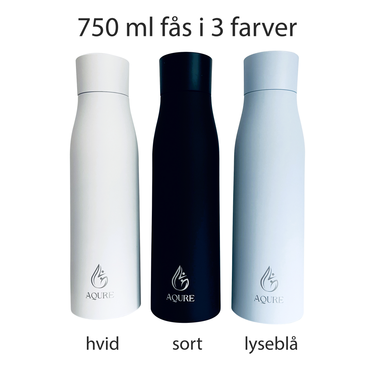 AquaPure selvrensende vandflaske