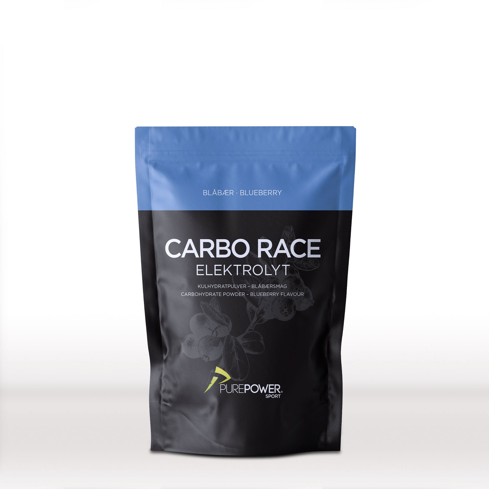 Carbo Race Elektrolyt - Blåbær 1 kg